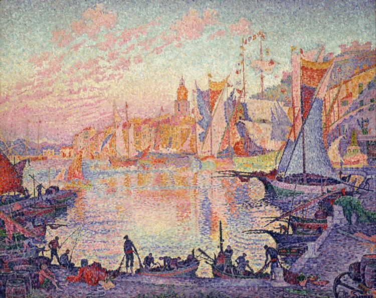 Paul Signac The Port of Saint-Tropez (mk09) oil painting image